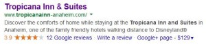 Tropicana google search