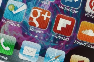 social media apps on smartphone
