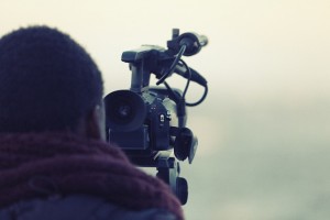 person shooting video