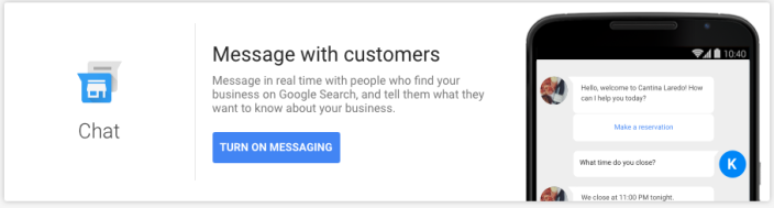 setting up Google Messaging