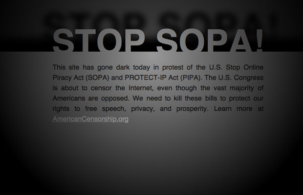 stop SOPA sign