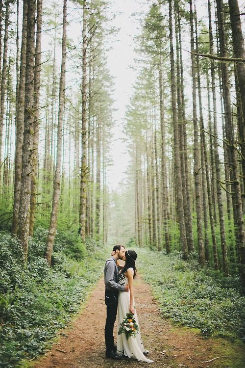 Joel was just telling me how be wants a wedding like this! In the woods but with a view of all the mountains surrounding us.