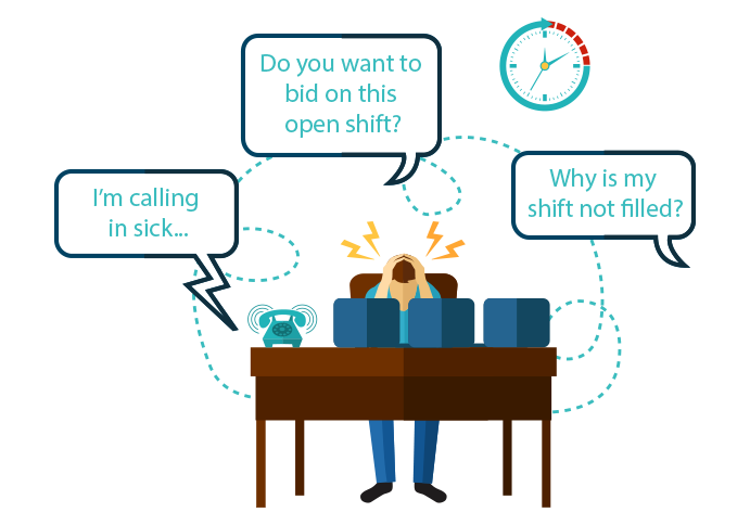 auto shift callout shift scheduler