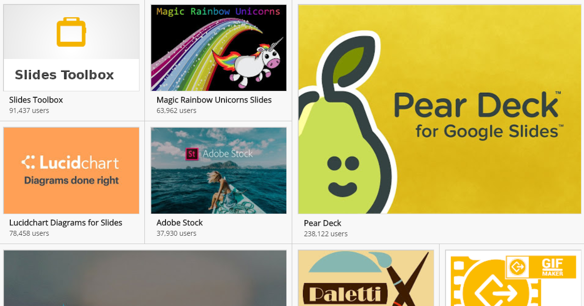 Google Slides add-ons