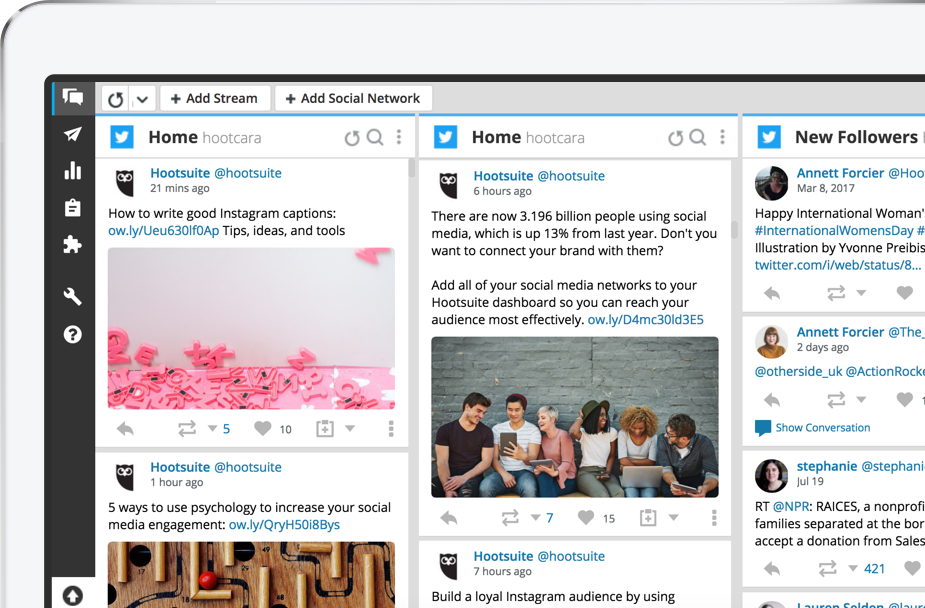 Hootsuite productivity app