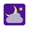 moon & stars icon