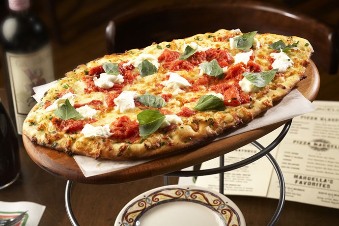 margarita pizza from Marcella's columbus OH
