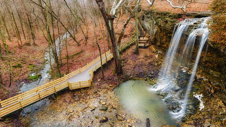 Charleston Falls - a waterfall