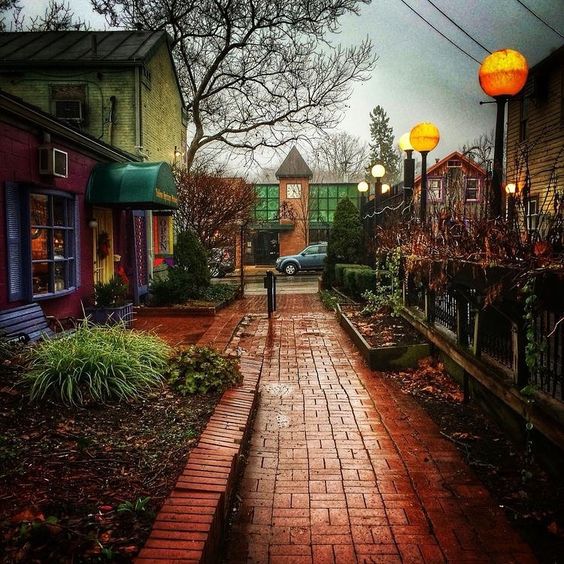 A rainy day in Dayton.