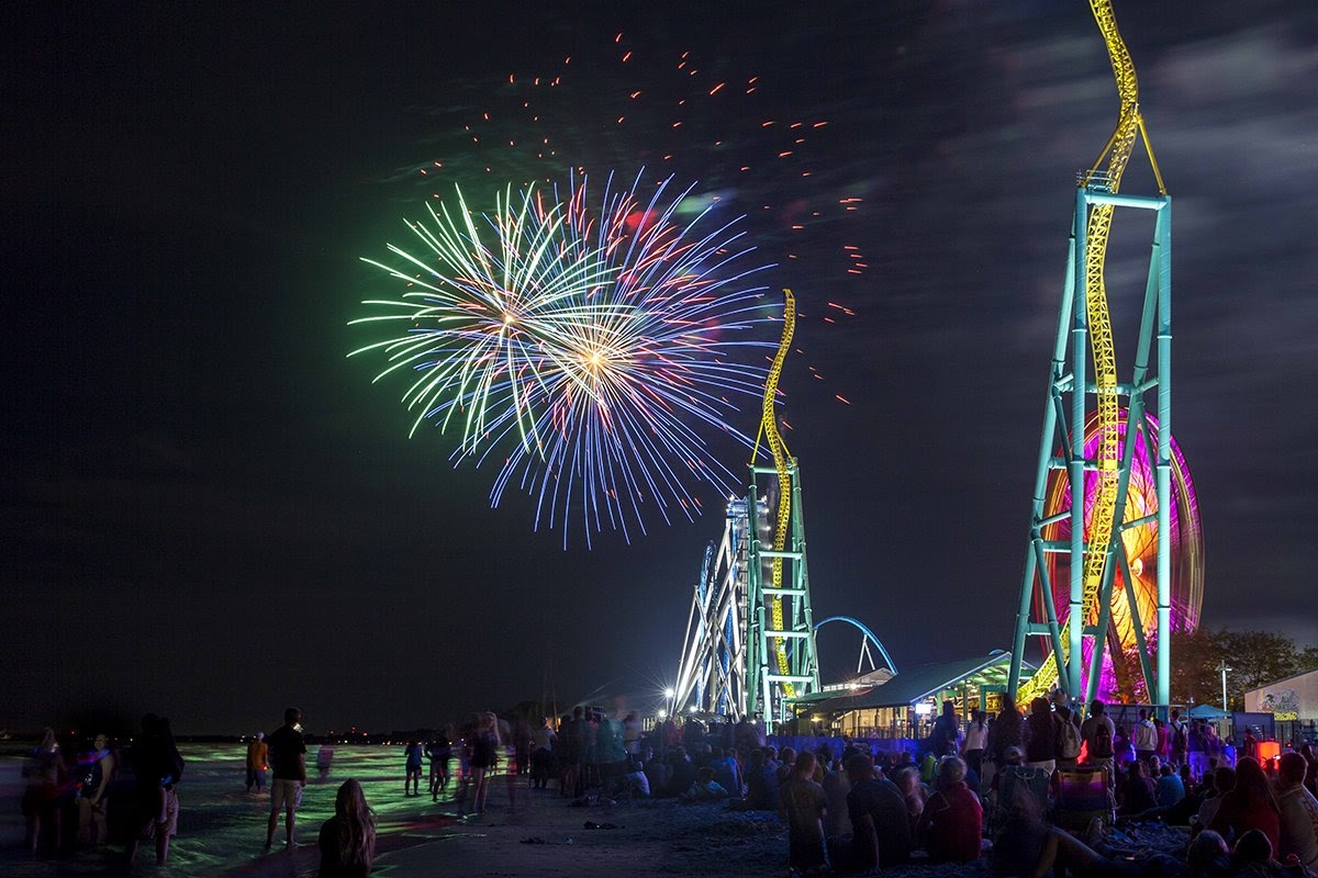 Image result for cedar pointfireworks