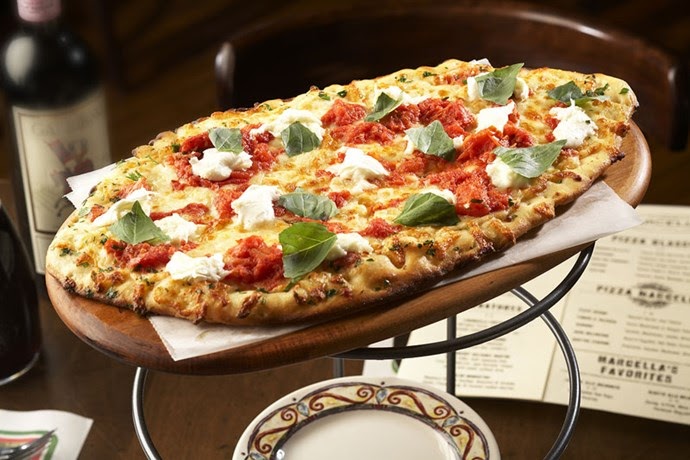 margarita pizza from Marcella's columbus OH