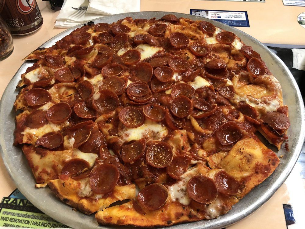 Rubino's pizza with pepperoni