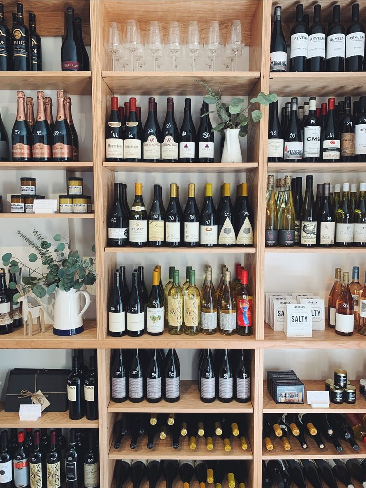 Bottles Of Wine Inside Of An Old House Turned Wine House