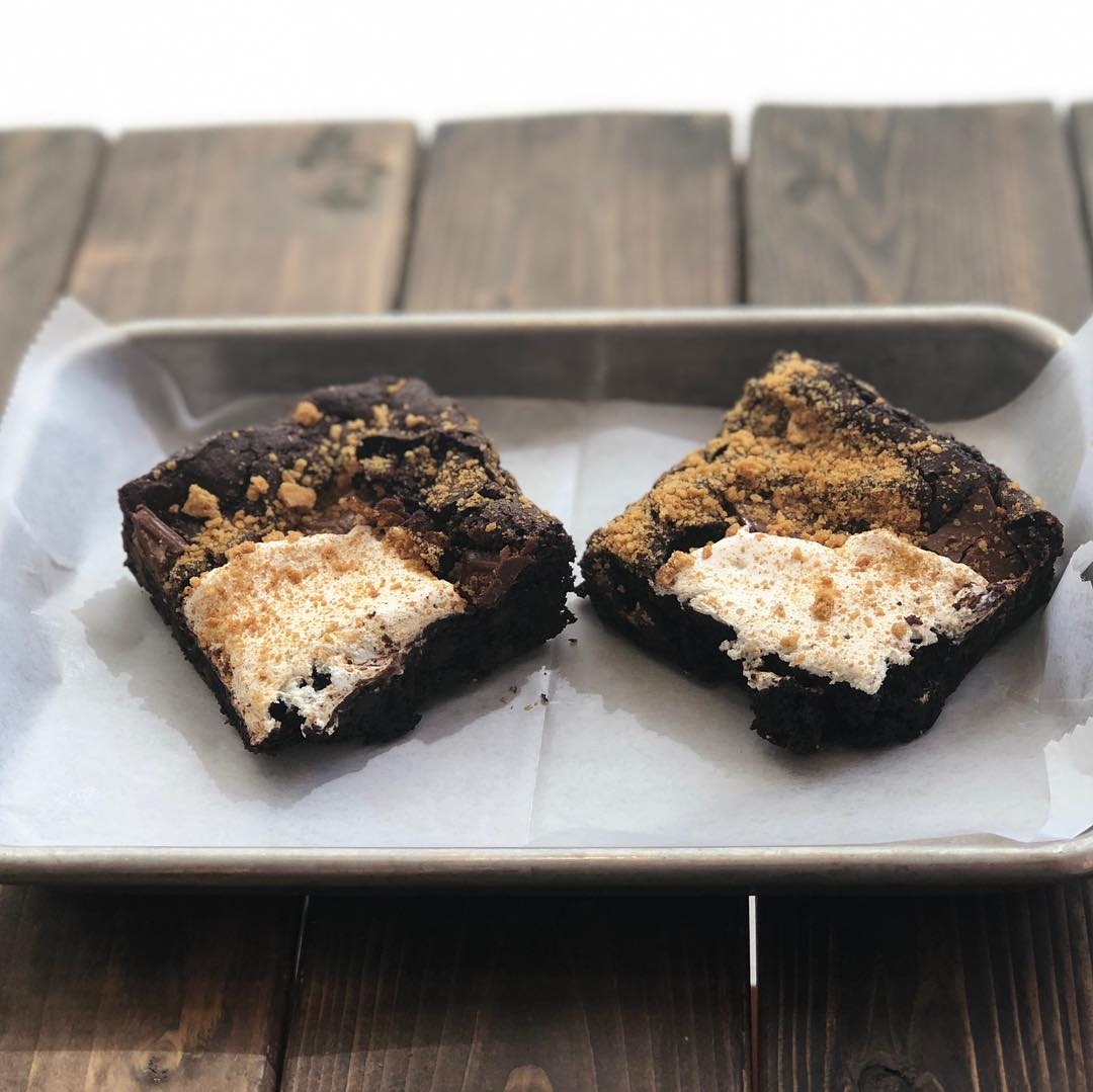 Smore brownies yum!
