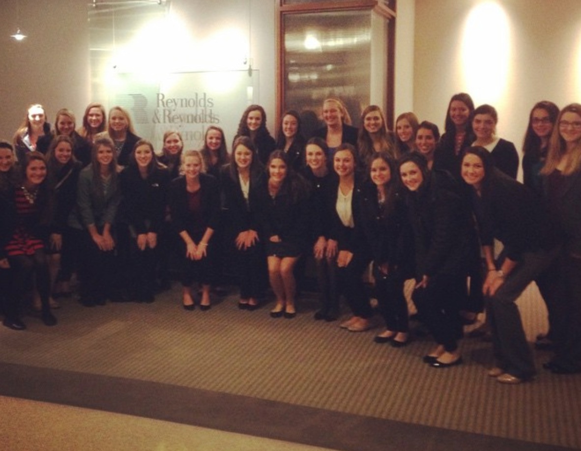 A group of business women in Dayton Ohio