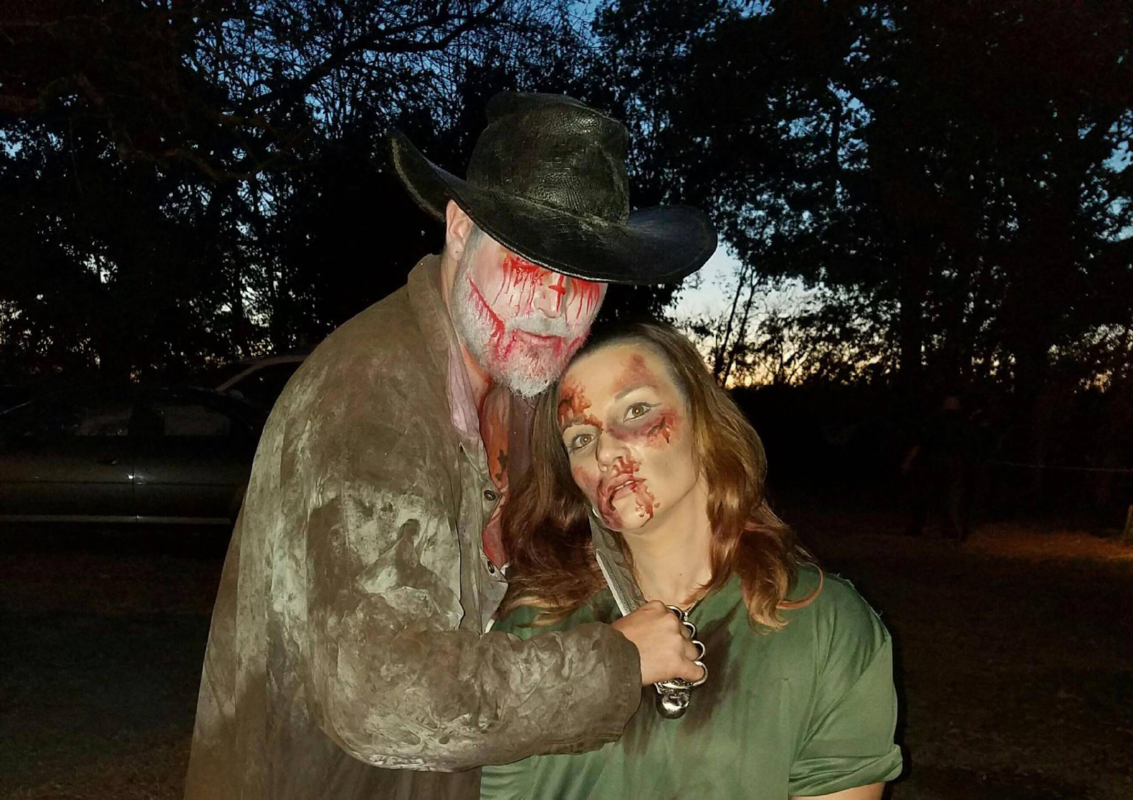 actors at haunted farm