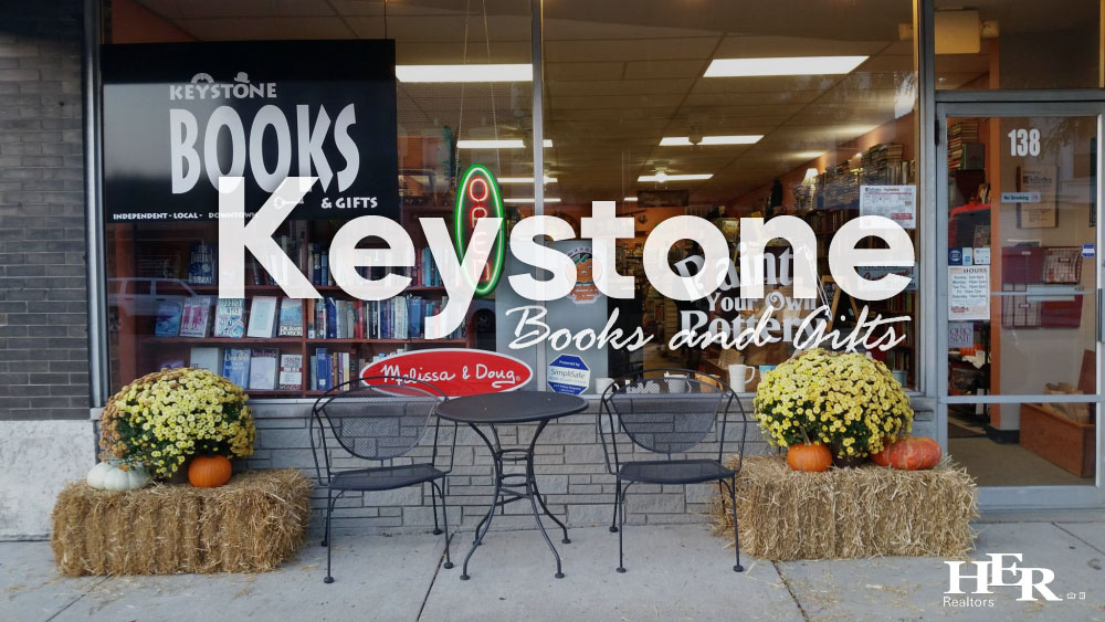 Outside of Keystone Books Store