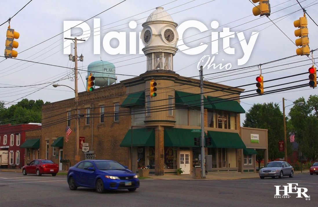 an intersection in plain city, ohio