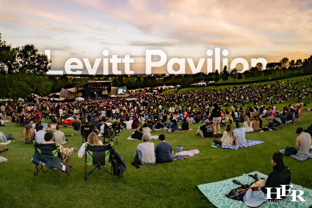 a concert at Levitt Pavilion in downtown Dayton