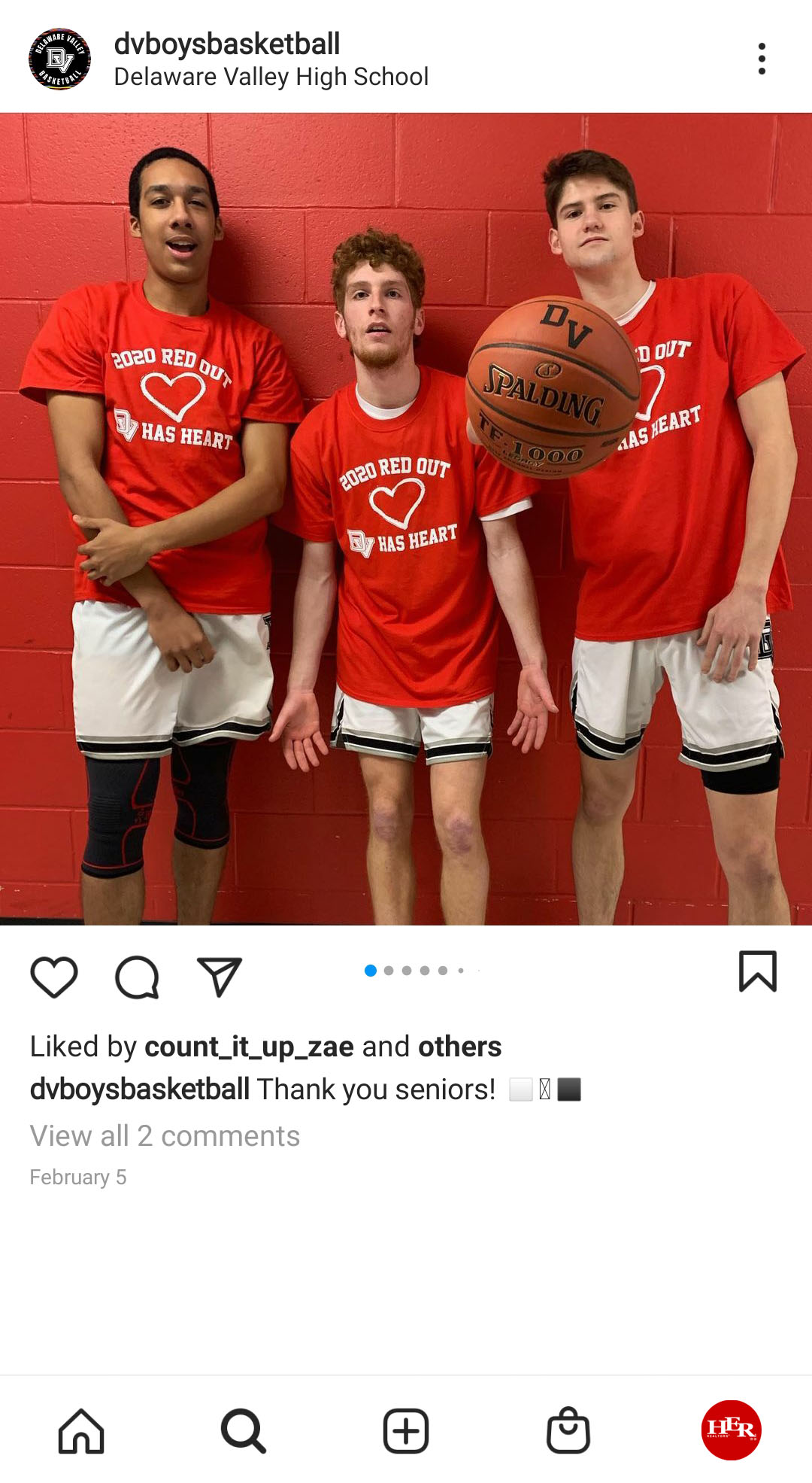 Three boys with basket ball