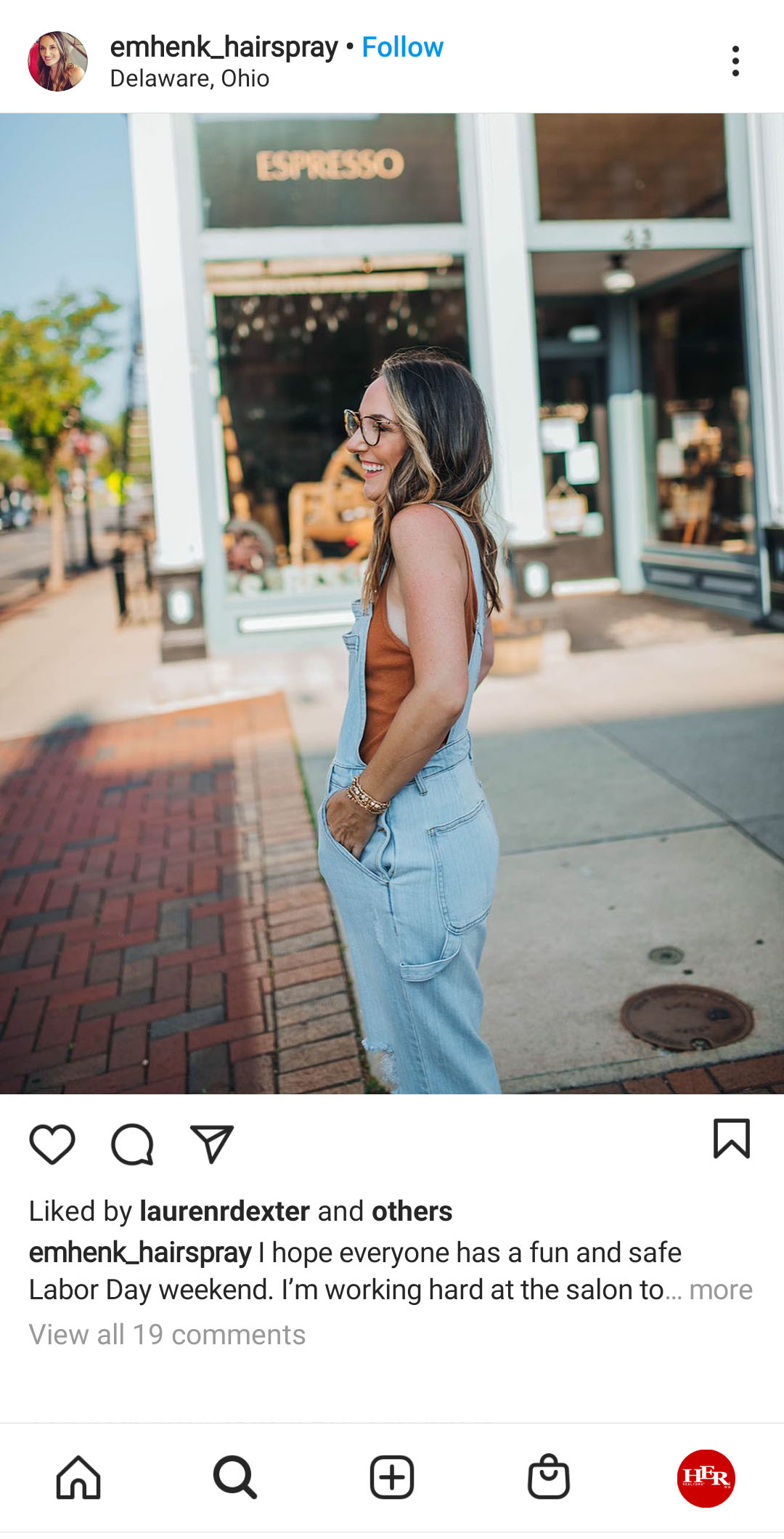 Smiling woman