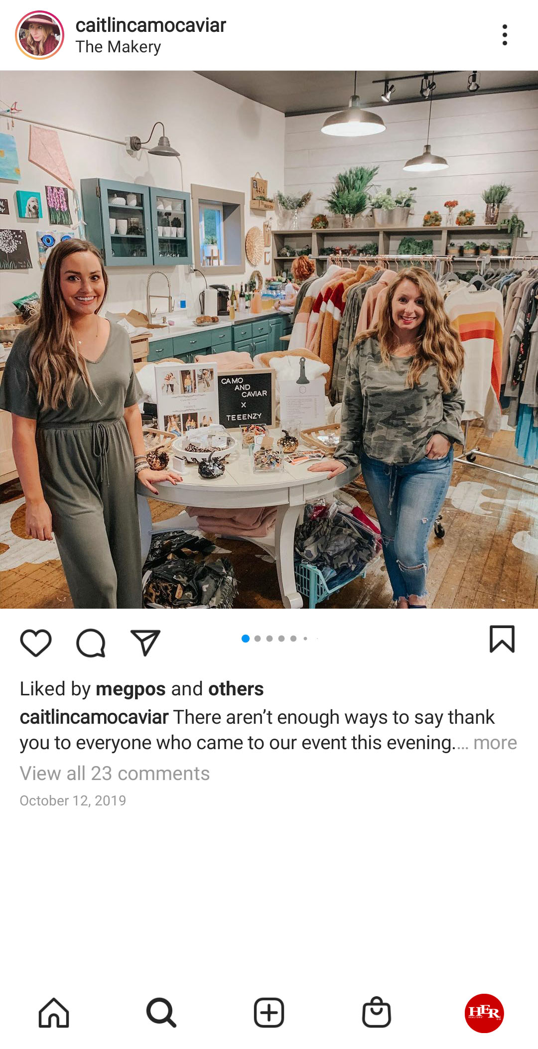 Two womens in the store