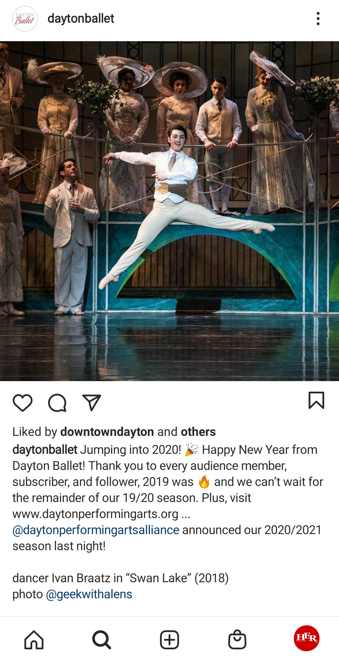 ballet performing