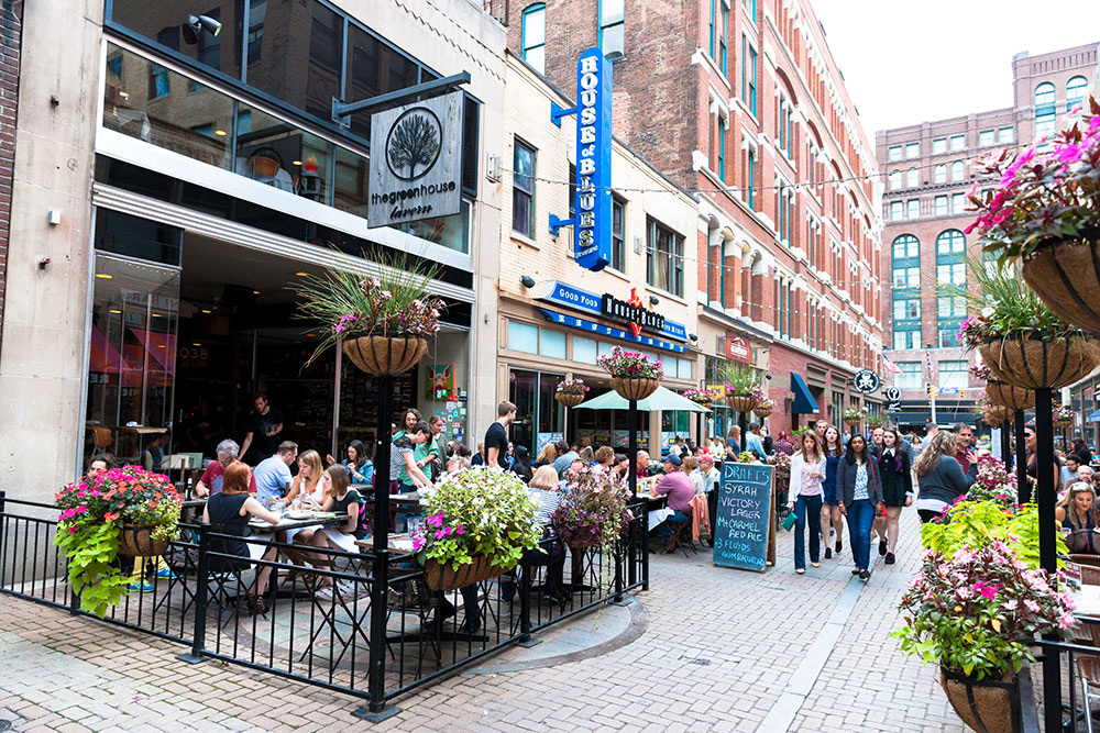 A Busy Market in Cleveland