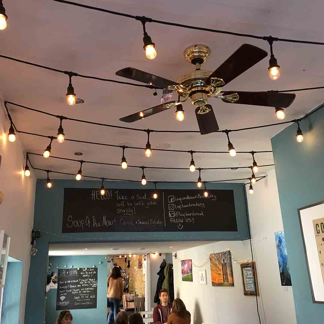 Leaf & Bean Interior Lighting