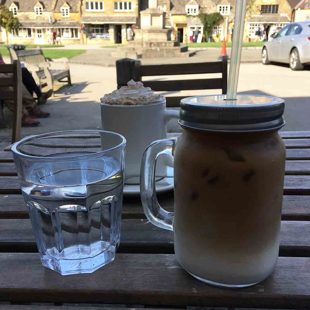 Hot Chocolate and Iced Coffee in Broadway