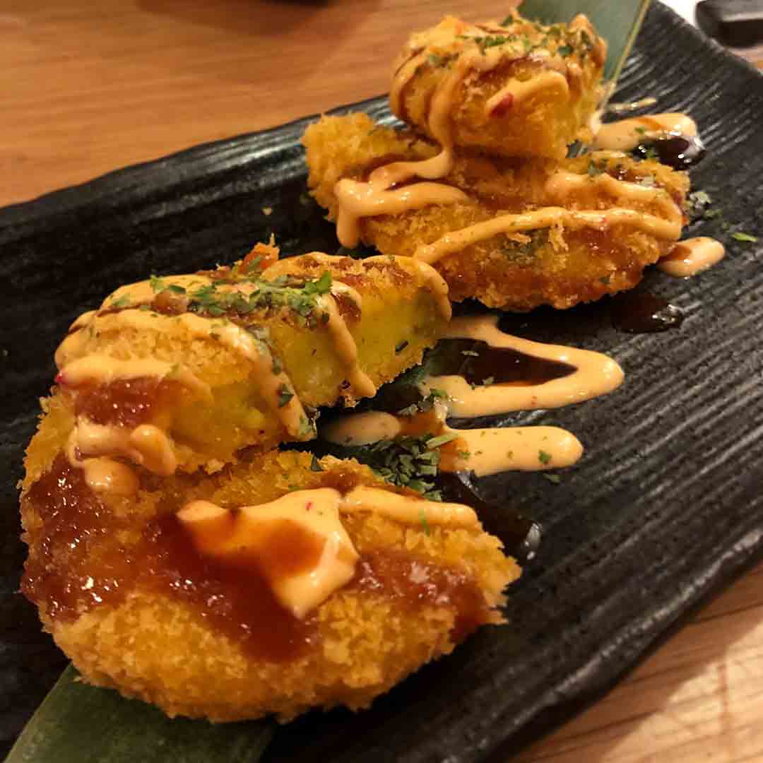 Kibou Sushi's Pumpkin Korroke