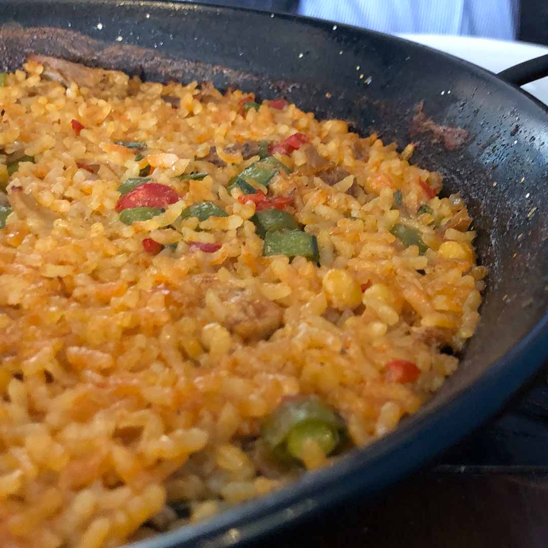 Spanish Style Dry Rice, akin to Paella
