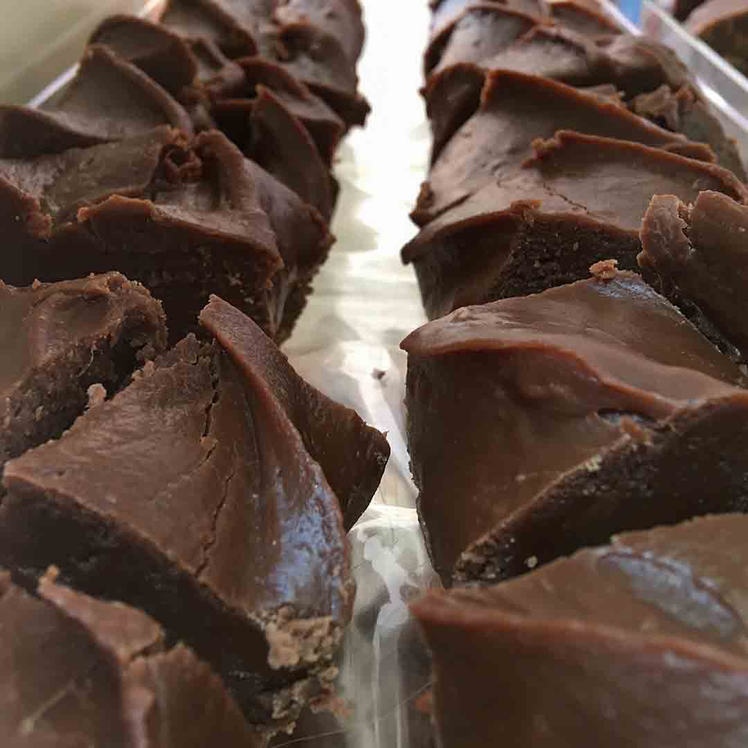 Handmade chocolate fudge from Fudge Factory, Bath