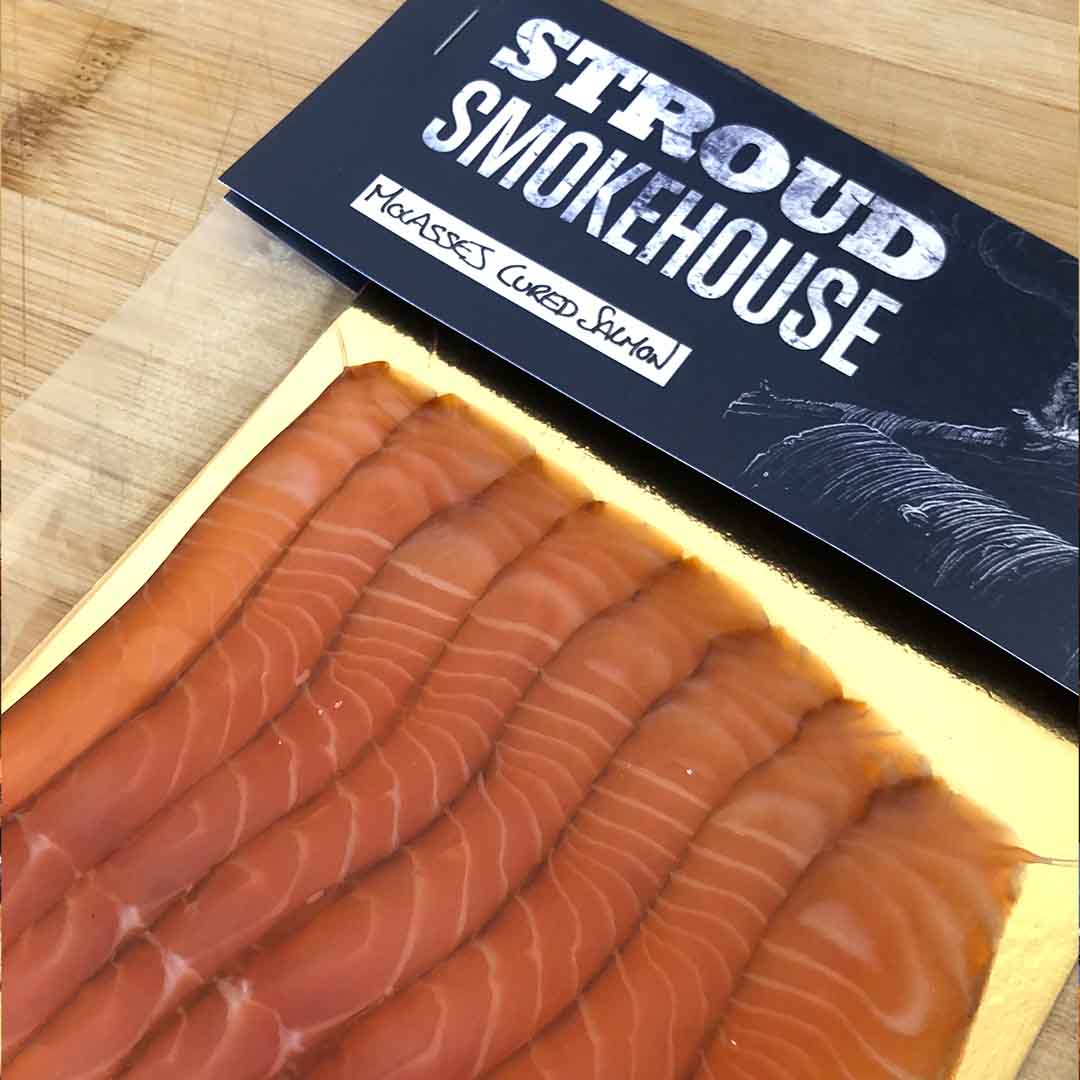 Molasses Cured Smoked Salmon from Stroud Smokehouse