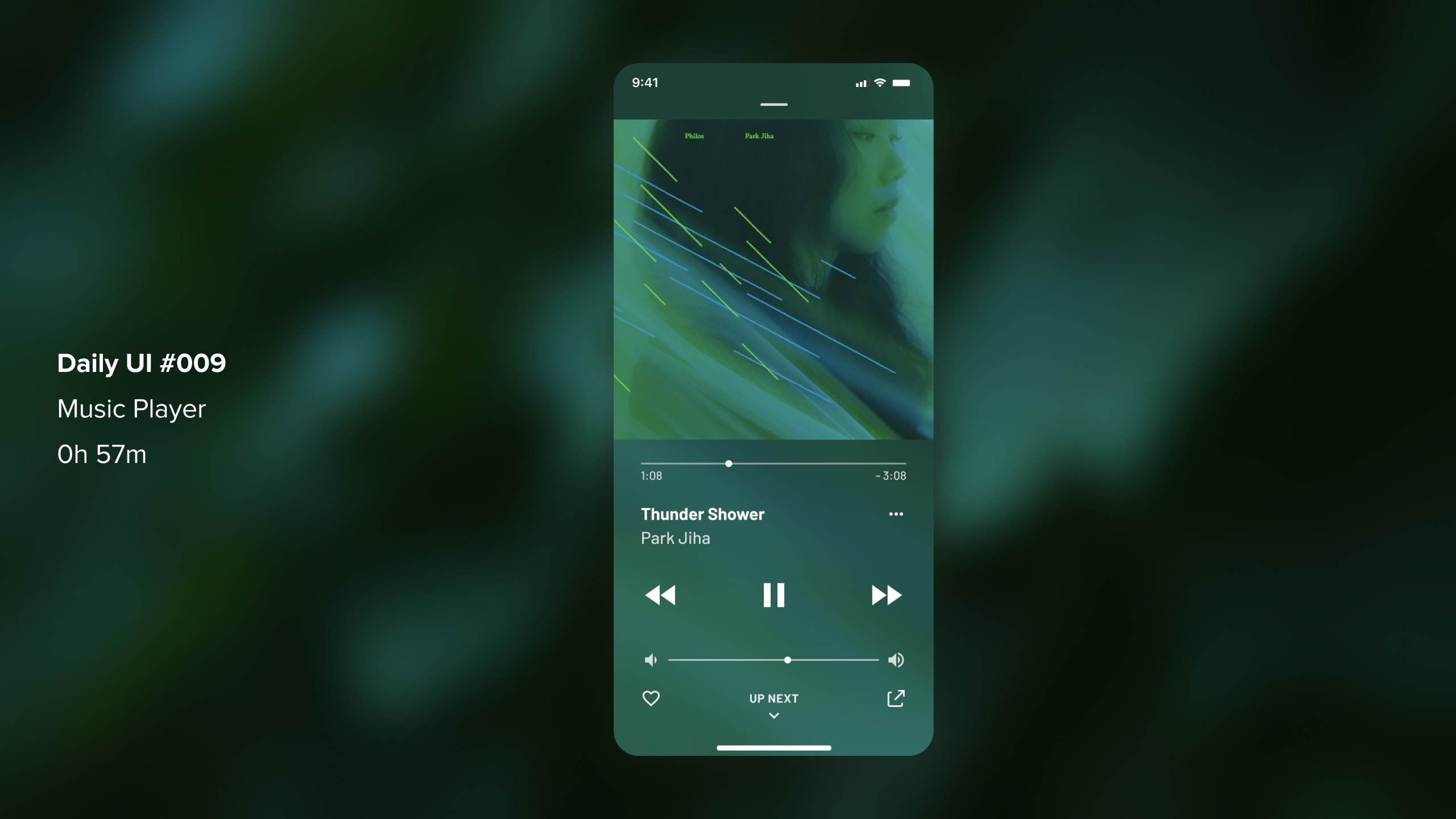 music player UI
