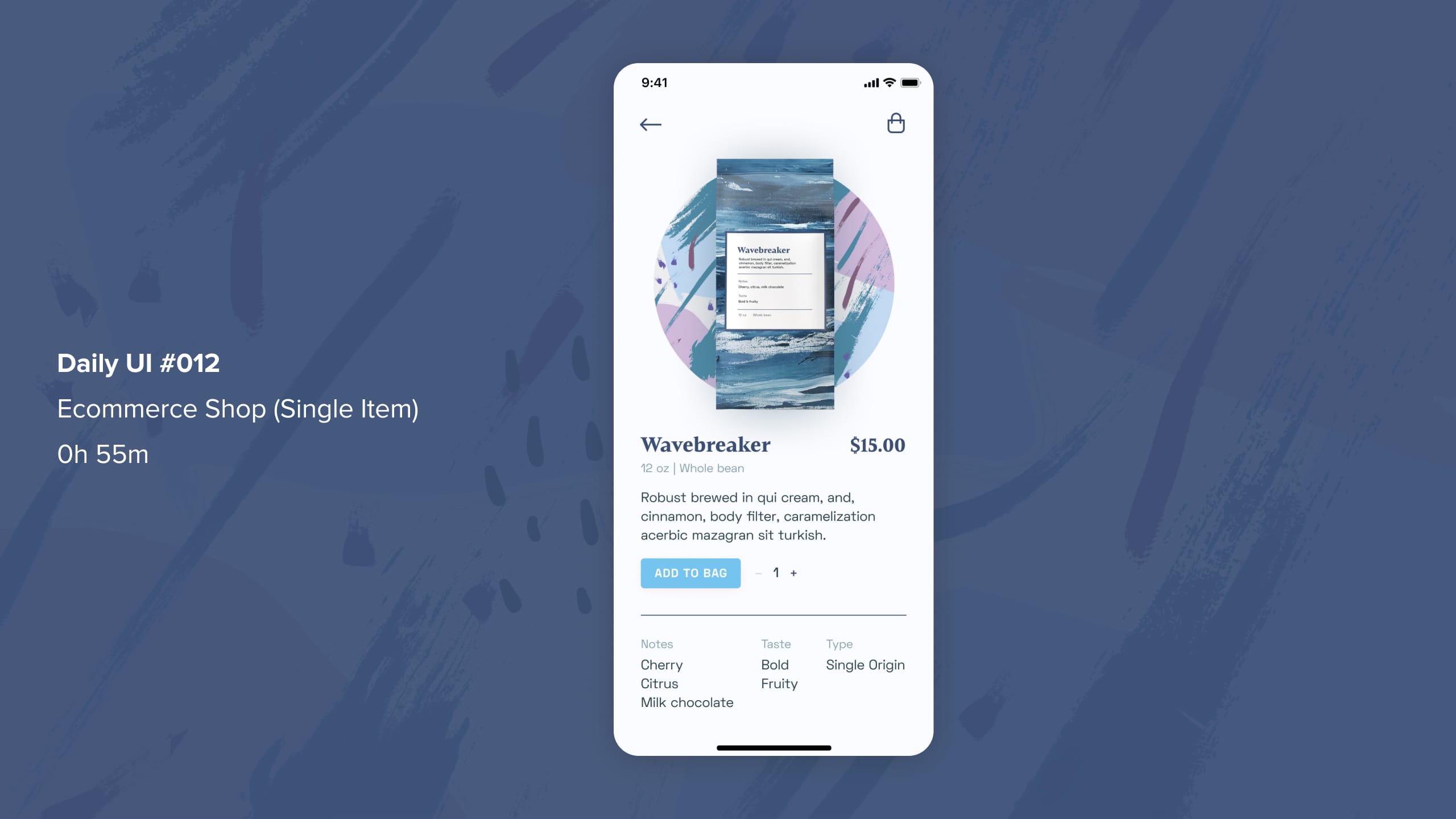 music player UI