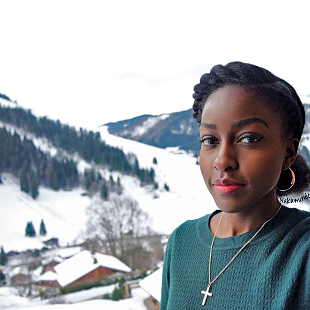 Blogger @nakawunde braving the cold for the ‘gram