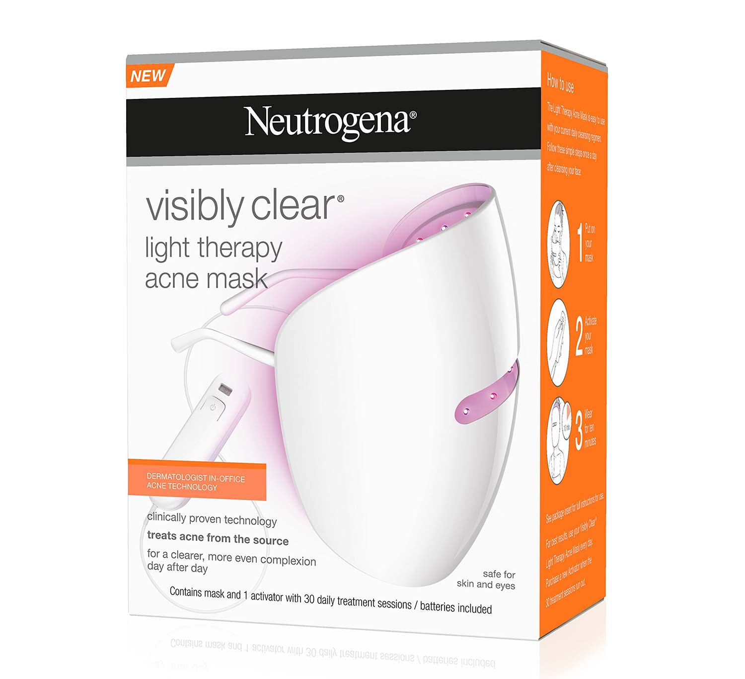 Neutrogena Visibly Clear Light Therapy Acne Mask