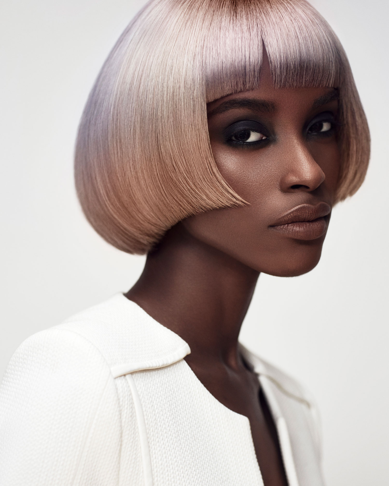 Michelle Thompson rose gold hair