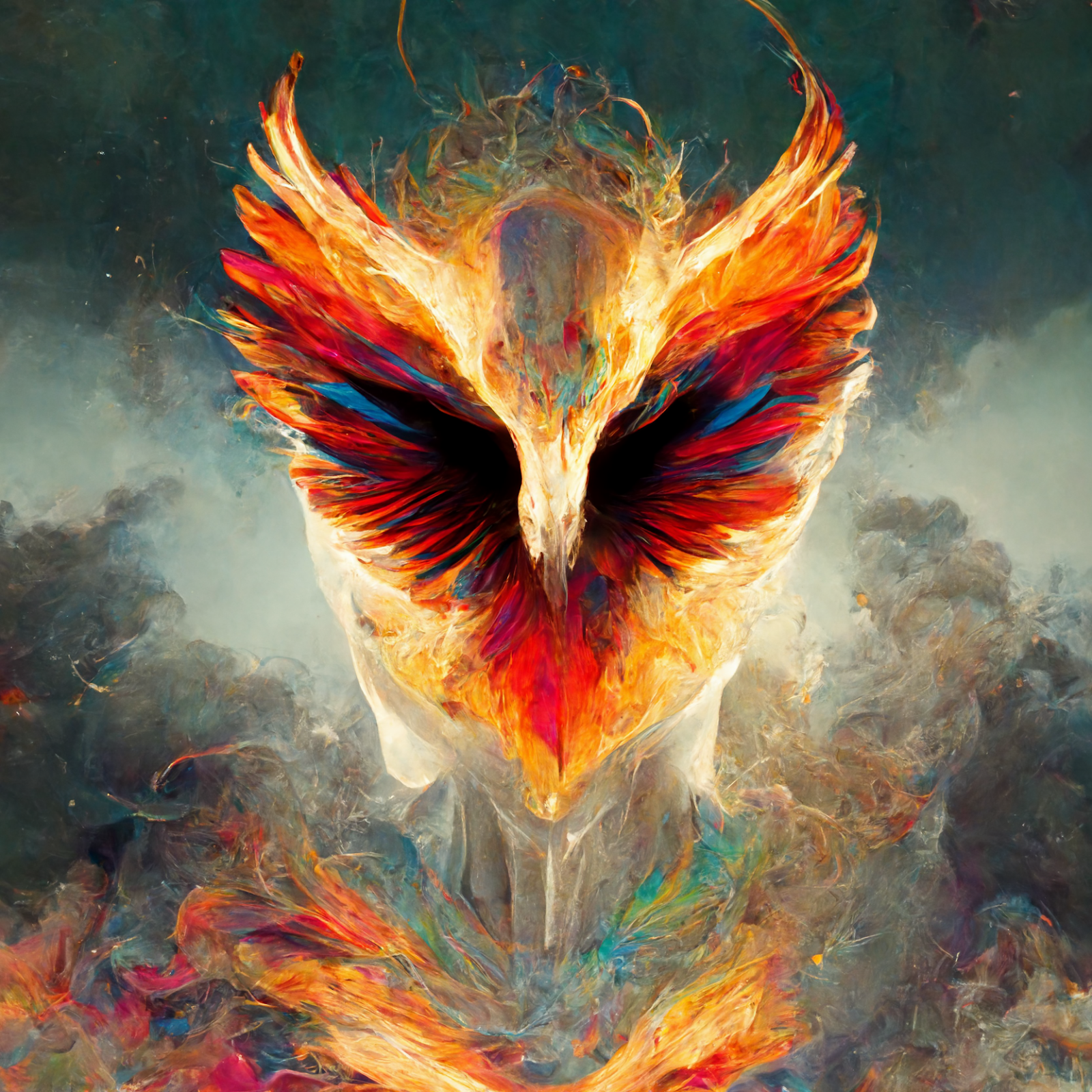 Image of a phoenix - created on Midjourney by Patrick Gilbert