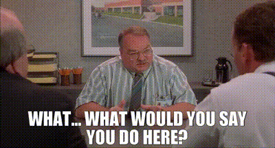 Office Space Gif - What would you say you do here?