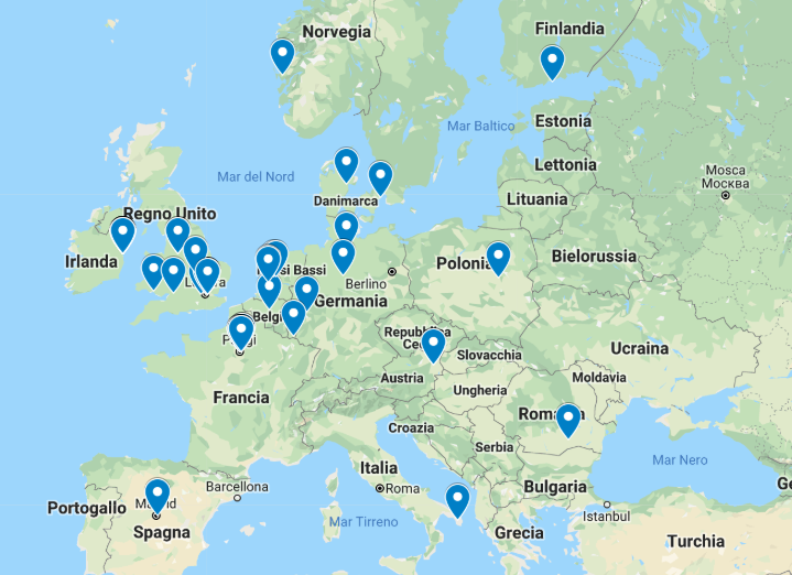 Mappa interattiva GDPR