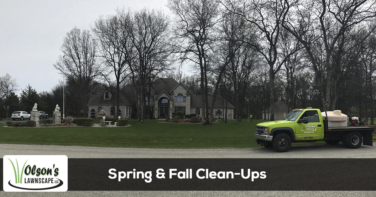 Spring & Fall Clean Up services in Escanaba, Marquette, Gladstone, Iron Mountain, Menominee Michigan