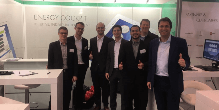 Team auf der E-world 2018