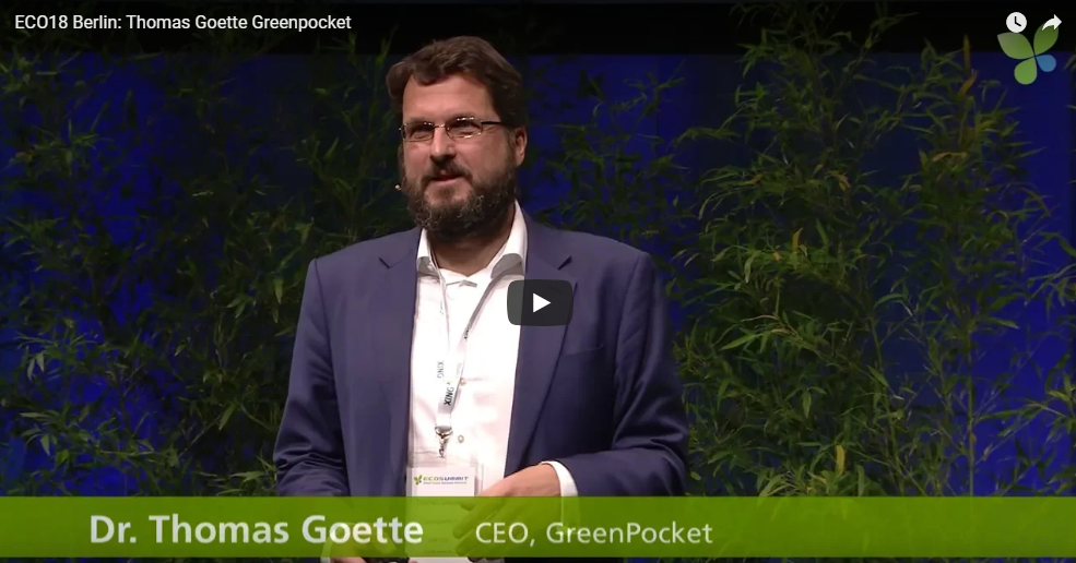 GreenPocket auf dem Ecosummit