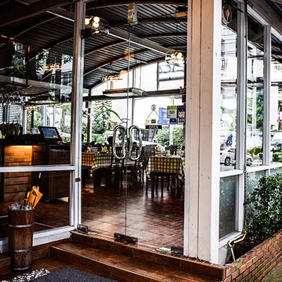 Cafe Storefront Glass