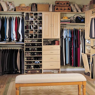 Wood Master Closet