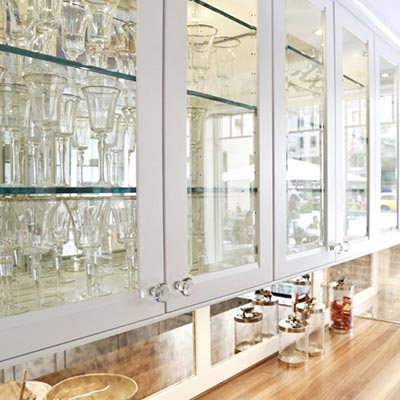 Glass Kitchen Cabinet