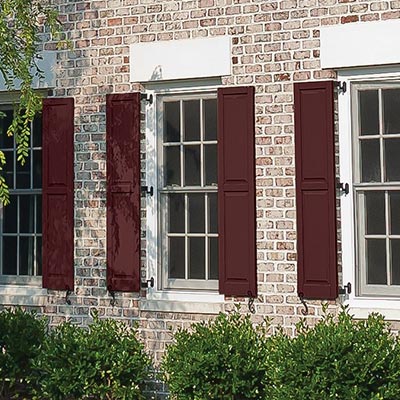Raised Panel Exterior Shutters