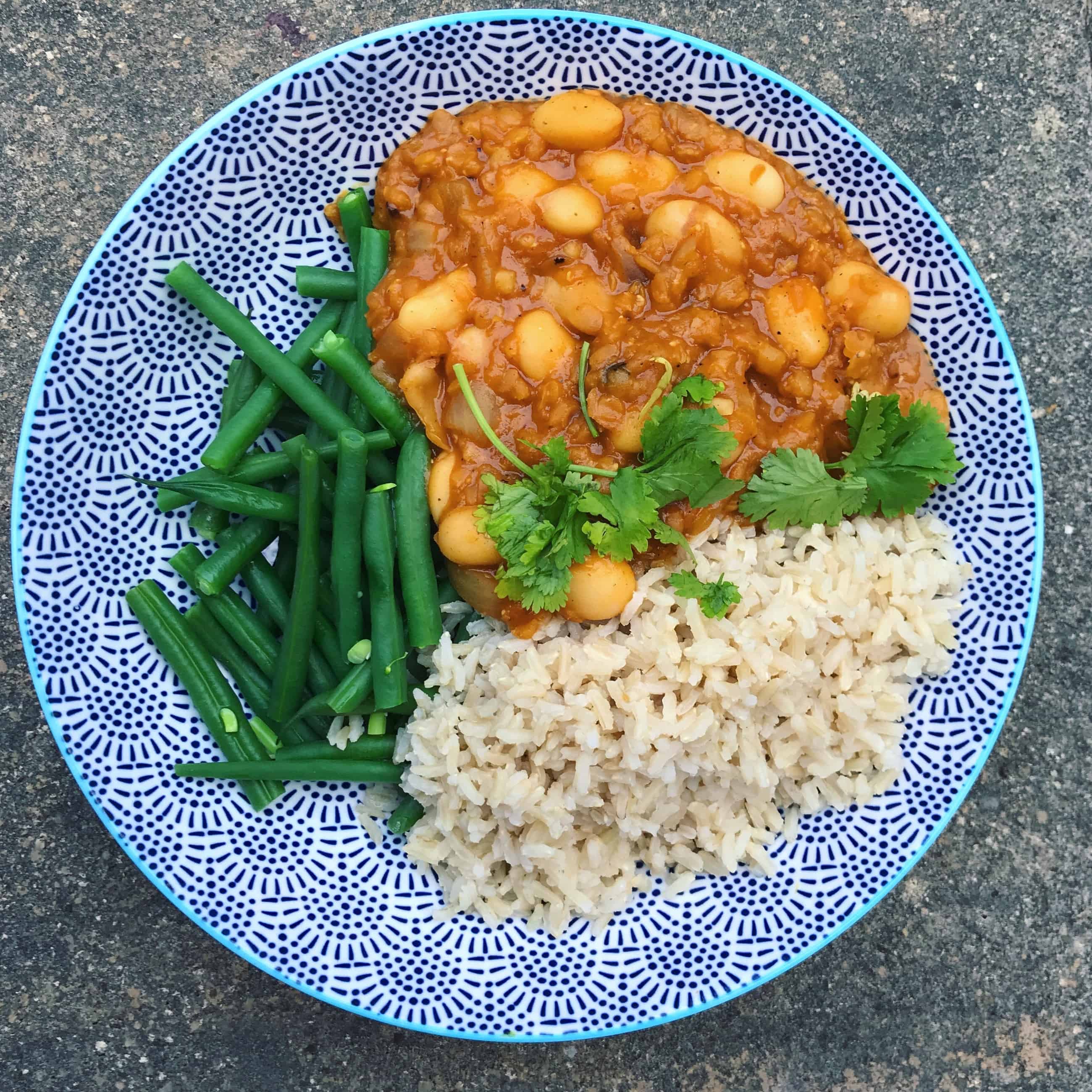 Red Lentil and Butter Bean Dhal Recipe The Student Food Project